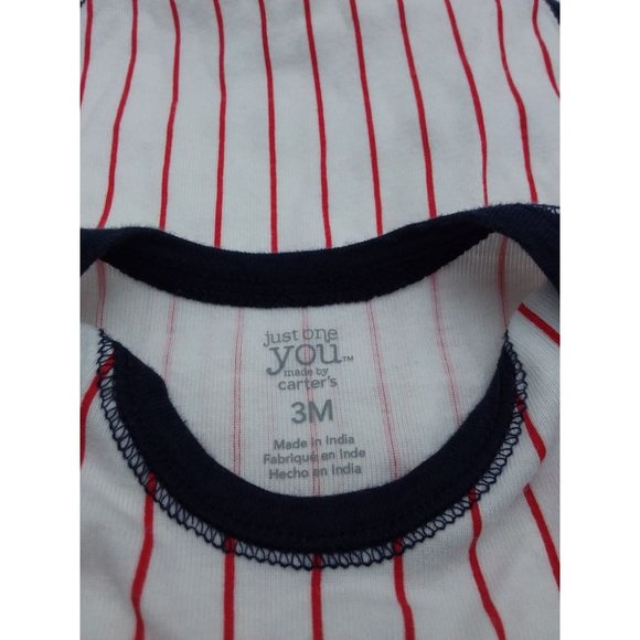 Carter's Infant Boys Baseball Batter Up Sports Theme Bodysuit Size 3 Months - Picture 3 of 6
